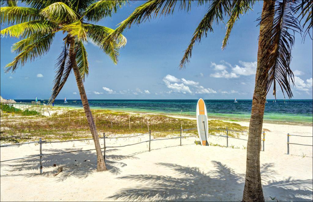 Beach Front House At Puerto Morelos Villa Exterior photo