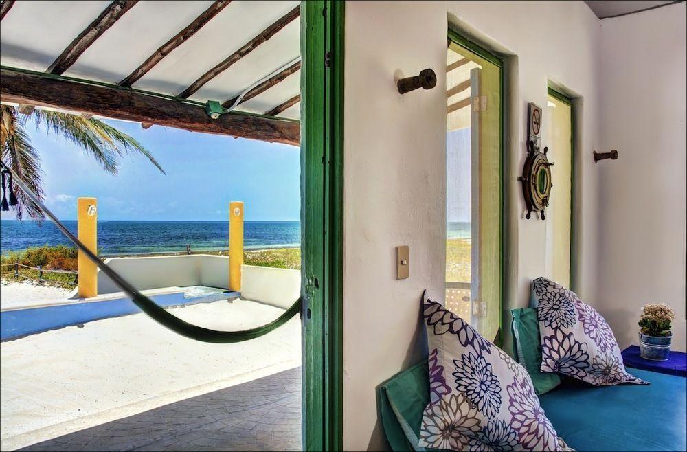 Beach Front House At Puerto Morelos Villa Exterior photo