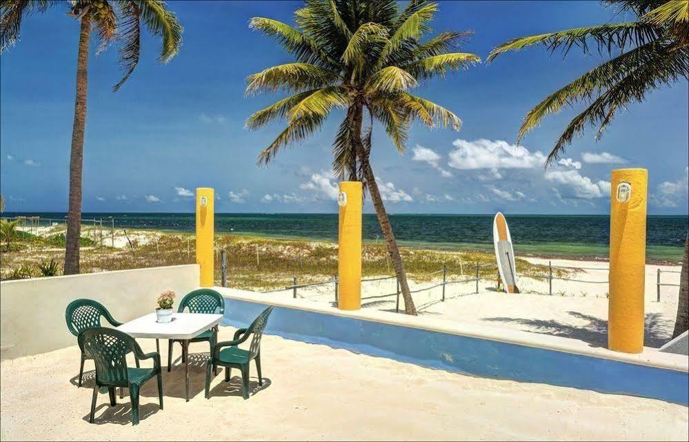 Beach Front House At Puerto Morelos Villa Exterior photo